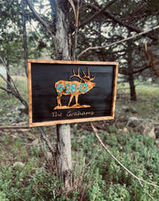 Load image into Gallery viewer, Bull Elk Wedding Signs