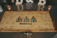 Load image into Gallery viewer, Custom Cowtag Wedding Guestbook Sign