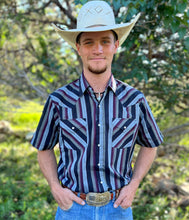 Load image into Gallery viewer, Men's Short Sleeve Pearl Snap Shirts