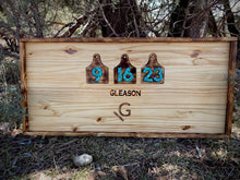 Load image into Gallery viewer, Custom Cowtag Wedding Guestbook Sign