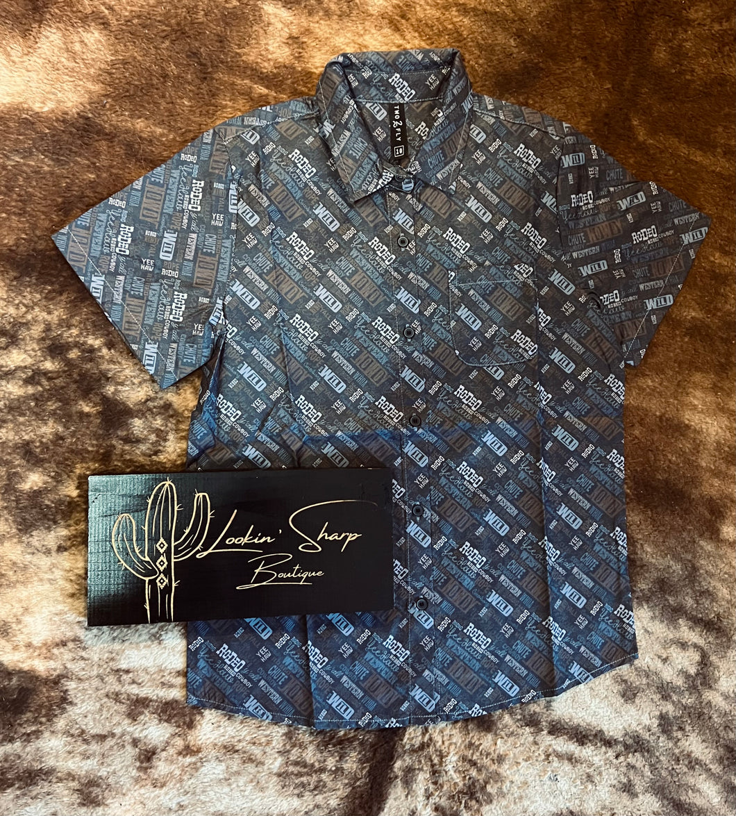Kids Rodeo Button Up