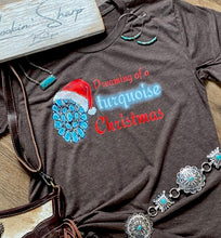Load image into Gallery viewer, Turquoise Christmas Tee
