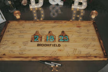 Load image into Gallery viewer, Custom Cowtag Wedding Guestbook Sign
