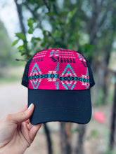 Load image into Gallery viewer, Pink Aztec Baseball Cap
