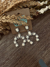 Load image into Gallery viewer, White Squash Blossom Earrings

