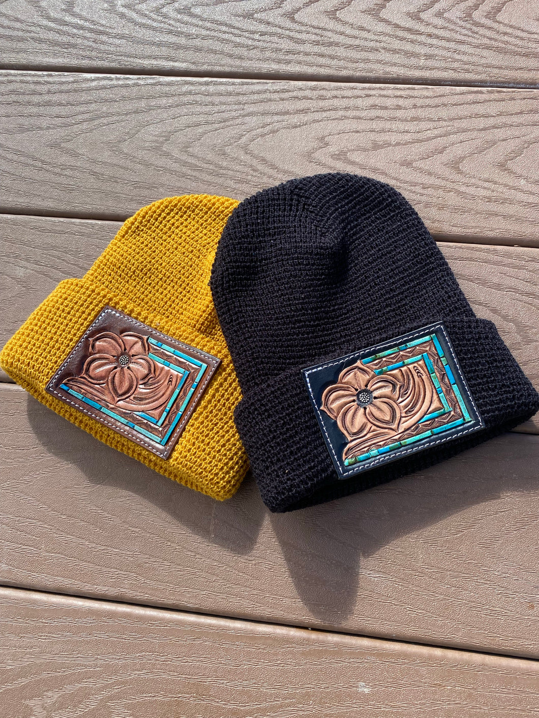 Tooled Patch Beanie