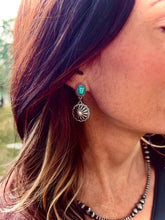 Load image into Gallery viewer, Small Concho Post Earrings

