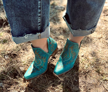 Load image into Gallery viewer, Turquoise Moment Booties
